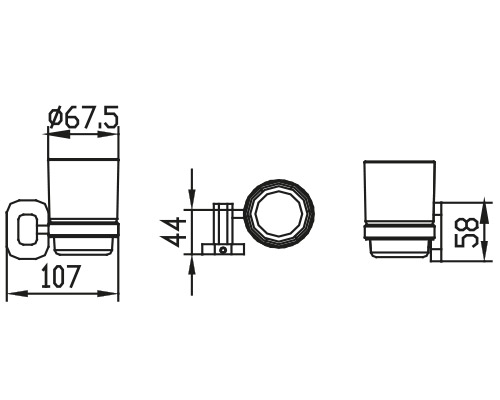 KH-2045 Держатель стакана KAISER 