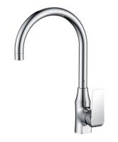Смеситель KAISER Glory 69044 для кухни, хром, излив поворотный, латунь