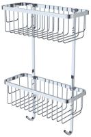 Полка двойная настенная прямая KAISER 