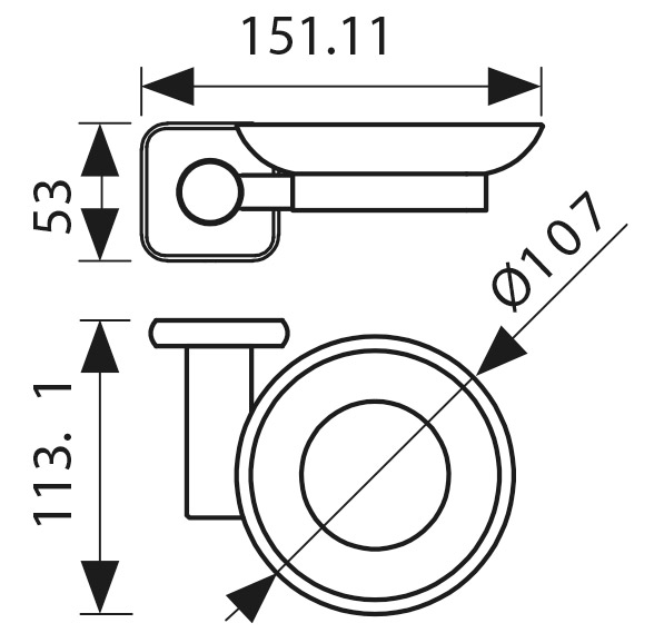 KH-1703 Мыльница KAISER 