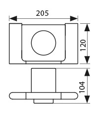 KH-2705 Держатель стакана KAISER 
