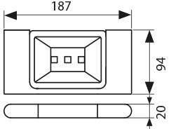 KH-2704 Держатель мыльницы KAISER 