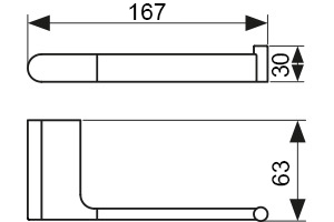 KH-2720 Держатель туалетной бумаги KAISER 