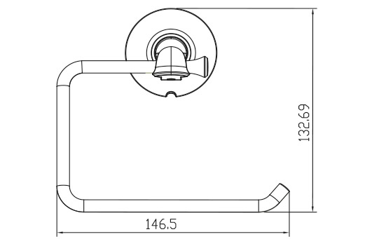 KH-4000 Держатель туалетной бумаги KAISER 