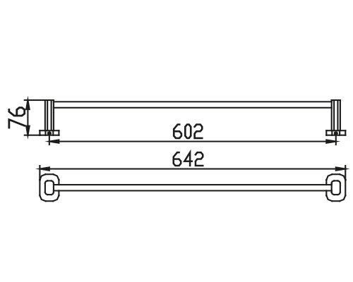 KH-2047 Держатель полотенца KAISER 