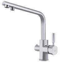 Смеситель KAISER Decor 40144 для кухни с подачей фильтрованной воды, хром, излив поворотный, латунь