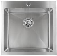 Мойка из нержавейки KAISER 510x510x200*3.0+1.2mm (цвет покрытия: сталь) /сифон