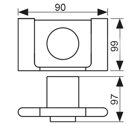 KH-2725 Держатель стакана KAISER 