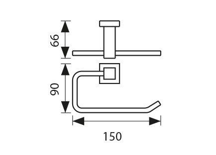 KH-4311 Держатель туалетной бумаги KAISER 