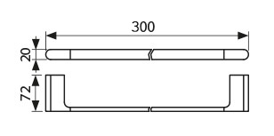 KH-2701 Держатель полотенца KAISER 