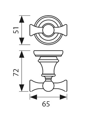 KH-4202 Крючок двойной KAISER 