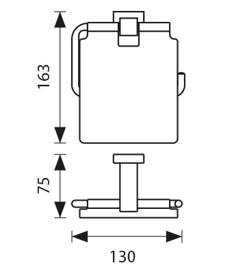 KH-2300 Держатель туалетной бумаги KAISER