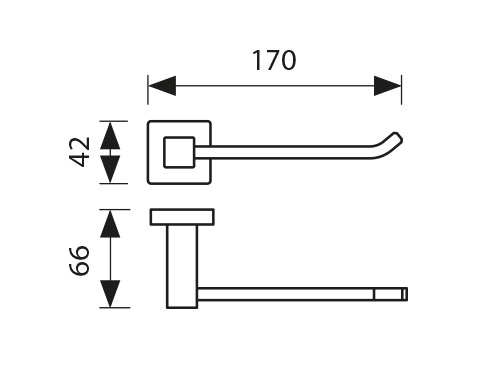 KH-2320 Держатель туалетной бумаги KAISER