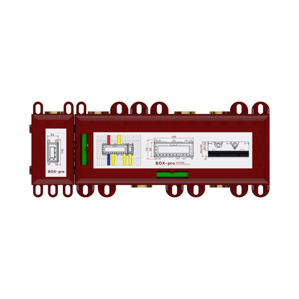 08677 Смеситель KAISER Sano скрытого монтажа с термостатом, 3-х режимный