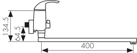23055 Смеситель KAISER Nova для ванны