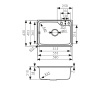 KSM-5843 Мойка из нержавеющей стали KAISER 580x430x210