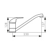 14233 Смеситель KAISER Magistro для кухни 