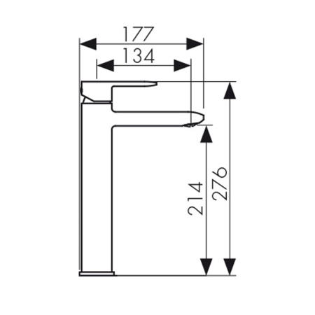 62111 Смеситель KAISER Estilo для раковины 