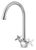 Смеситель KAISER Crystal 28133 для кухни, хром, излив поворотный, латунь