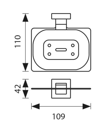 KH-4304 Мыльница KAISER 