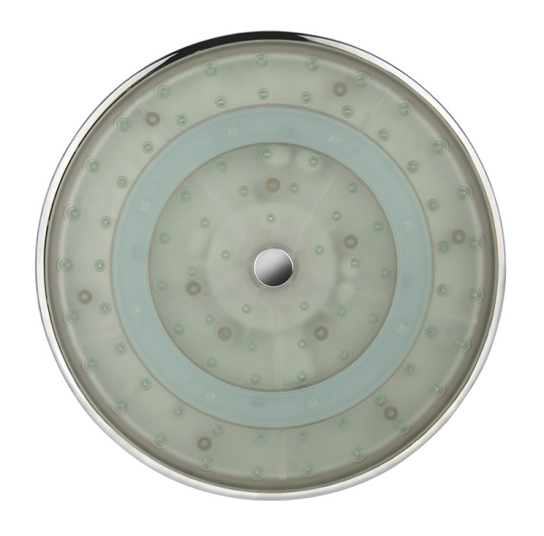 L-012 LED Душевая лейка KAISER стационарная с LED-подстветкой, Ø200 мм