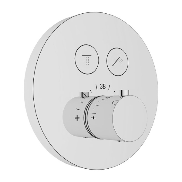 08277 Душевая система скрытого монтажа KAISER Sano с термостатом