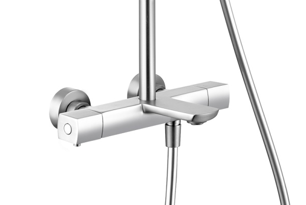 01382 Душевая система KAISER Cube с термостатом