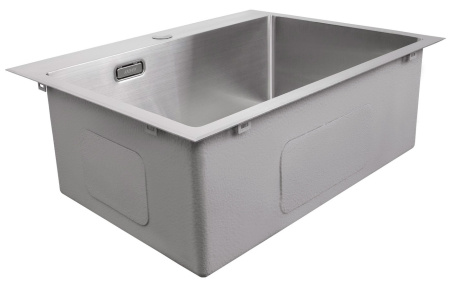 Мойка из нержавейки KAISER 600x450x200*3.0+1.2mm (цвет покрытия: сталь)/сифон