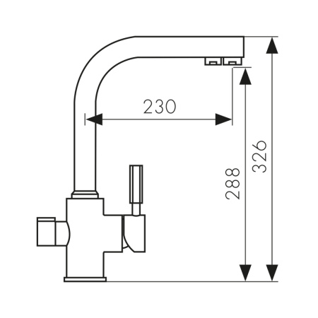 40144-9 Смеситель KAISER Decor для кухни с подачей фильтрованной воды 