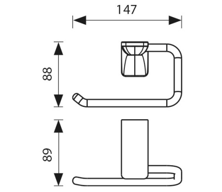 KH-4511 Держатель туалетной бумаги KAISER 
