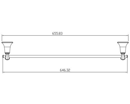 KH-4007 Держатель полотенца KAISER 