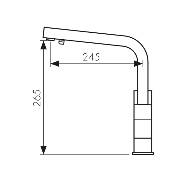 34044 Смеситель KAISER Sonat для кухни с подачей фильтрованной воды 