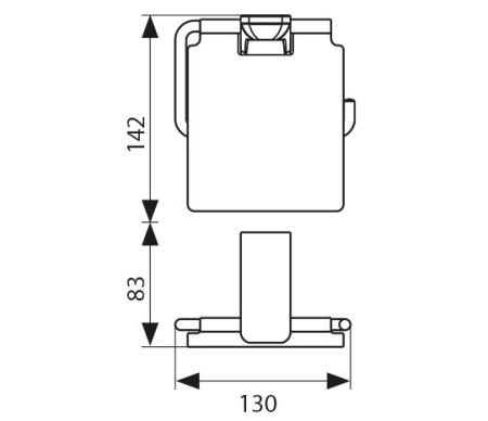 KH-4500 Держатель туалетной бумаги KAISER 